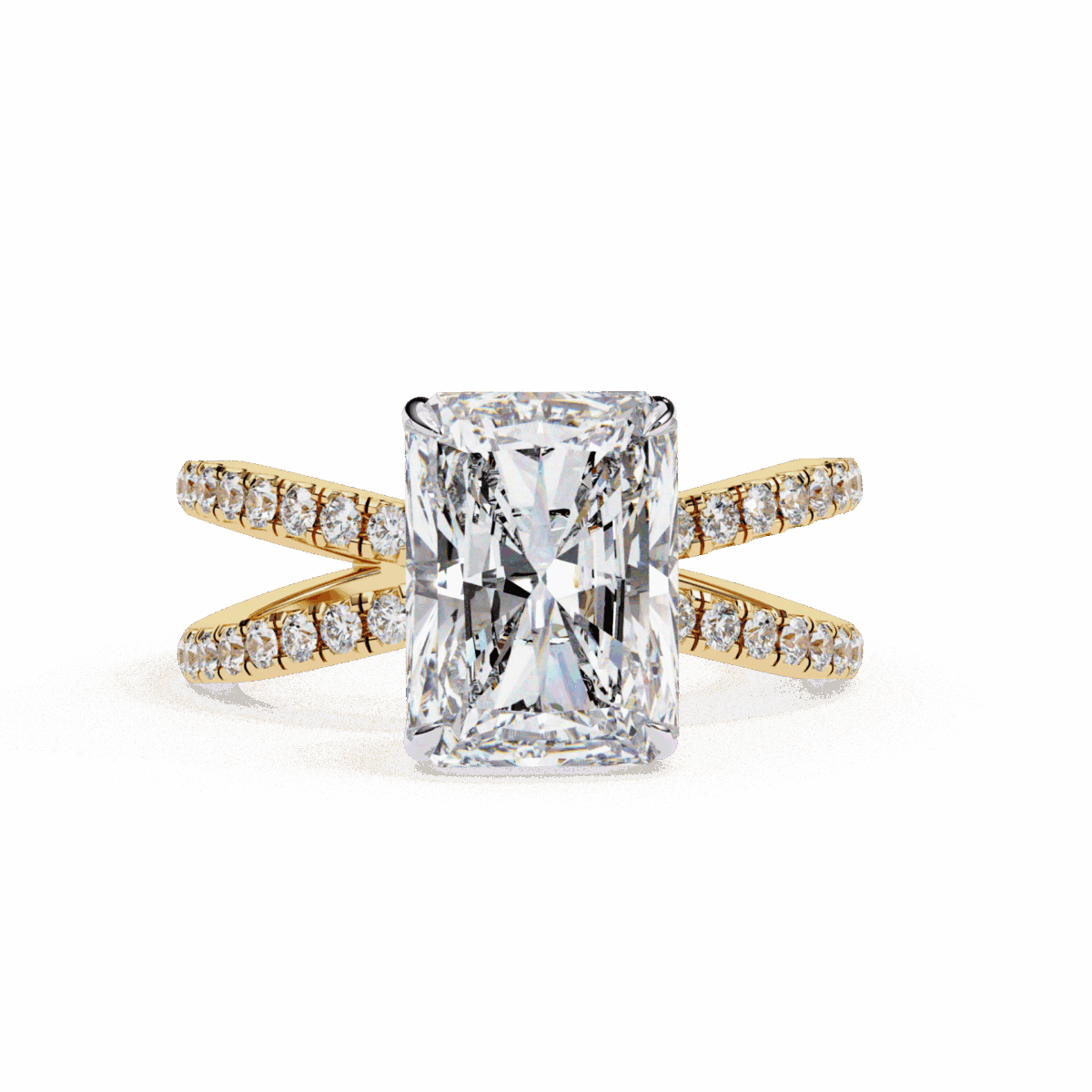 2.75 Carat Radiant Cut Eternal Spark Solitaire Ring  Image 5