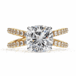 2.5 Carat Cushion Cut Eternal Spark Solitaire Ring - Image 5