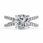 3 Carat Cushion Cut Endless Promise Solitaire Ring