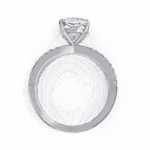 3 Carat Cushion Cut Endless Promise Solitaire Ring - Image 3