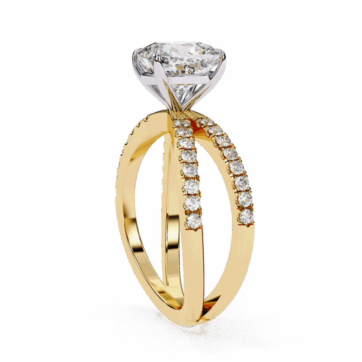 3 Carat Cushion Cut Endless Promise Solitaire Ring  Image 6