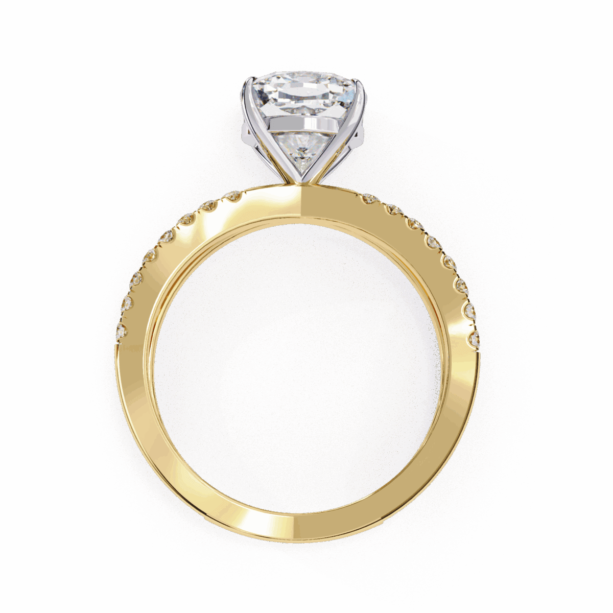 3 Carat Cushion Cut Endless Promise Solitaire Ring  Image 7