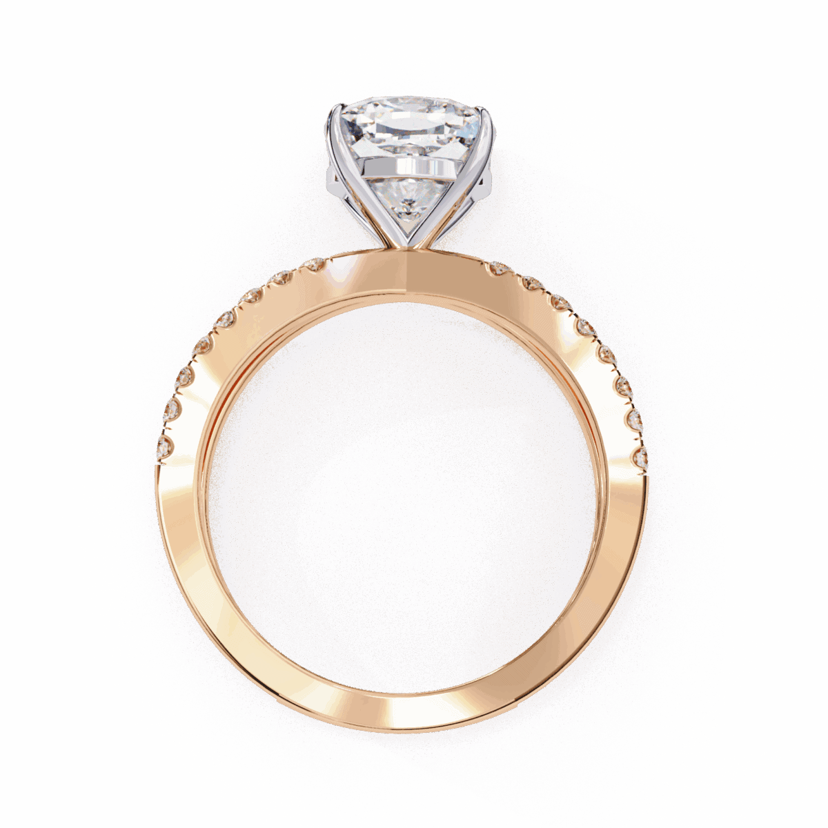 3 Carat Cushion Cut Endless Promise Solitaire Ring  Image 10