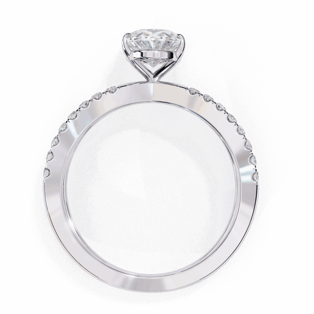1.5 Carat Oval Cut Endless Promise Solitaire Ring  Image 3