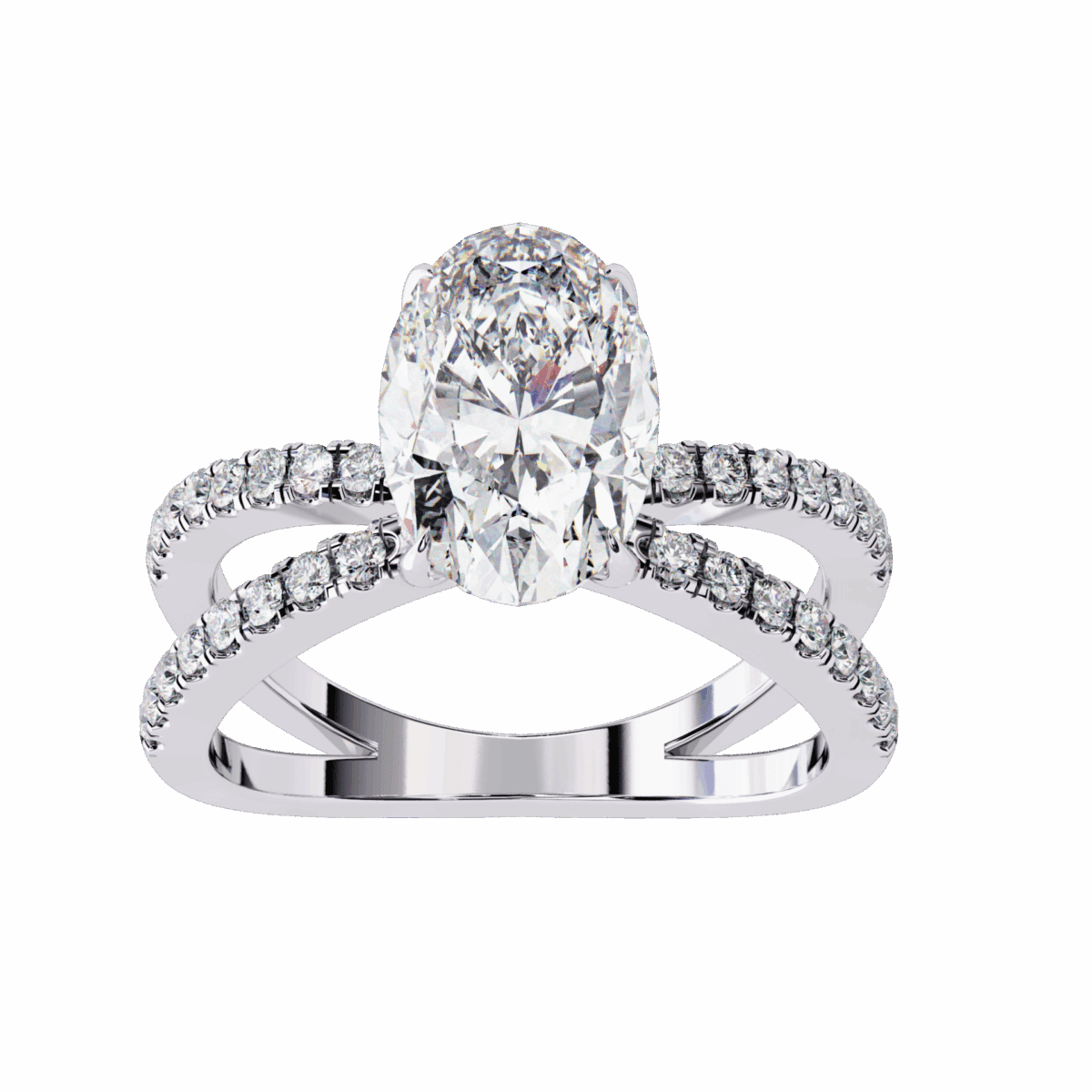 1.5 Carat Oval Cut Endless Promise Solitaire Ring  Image 4