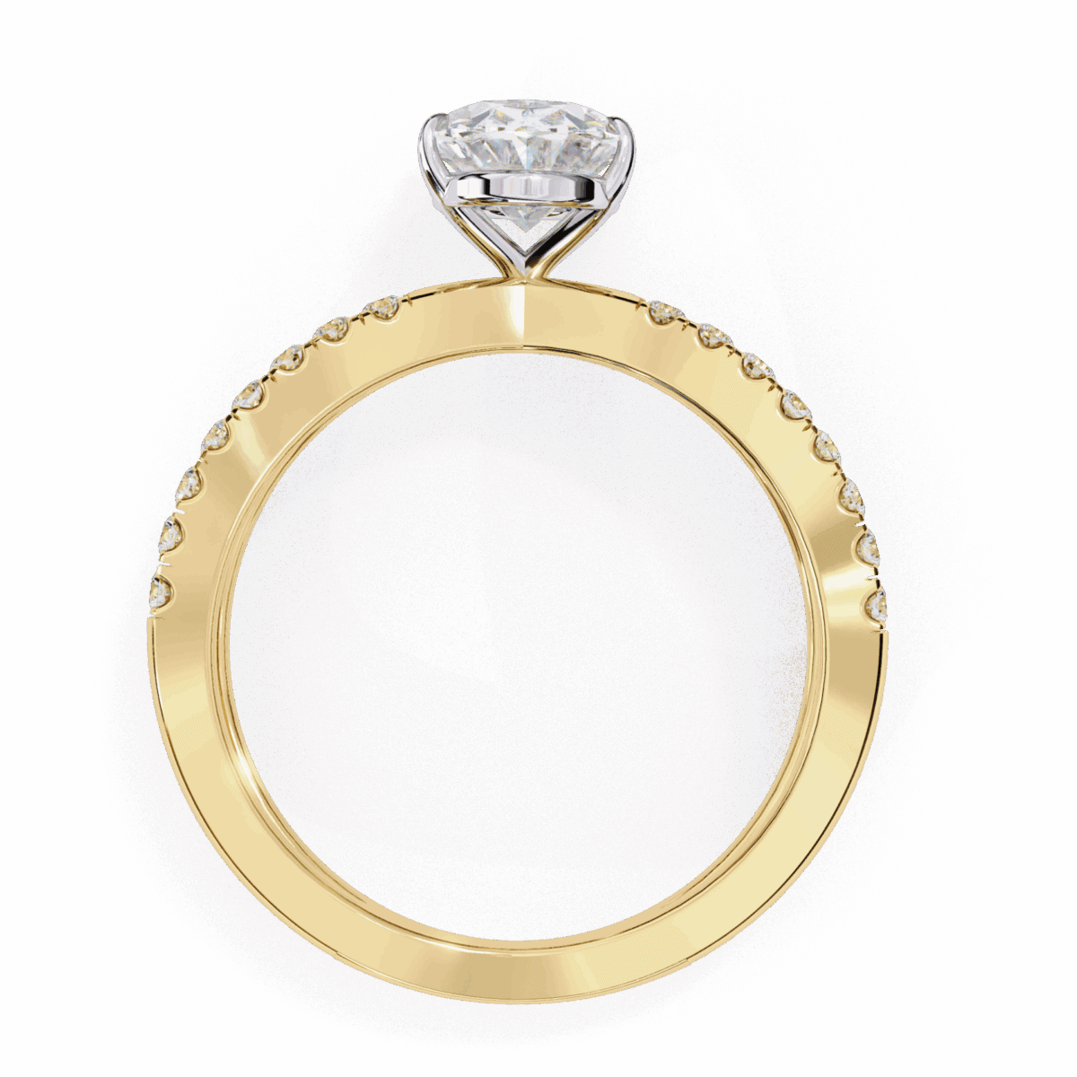 1.5 Carat Oval Cut Endless Promise Solitaire Ring  Image 7