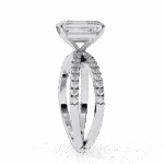 3 Carat Emerald Cut Endless Promise Solitaire Ring - Image 2