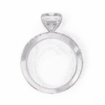 3 Carat Emerald Cut Endless Promise Solitaire Ring - Image 3