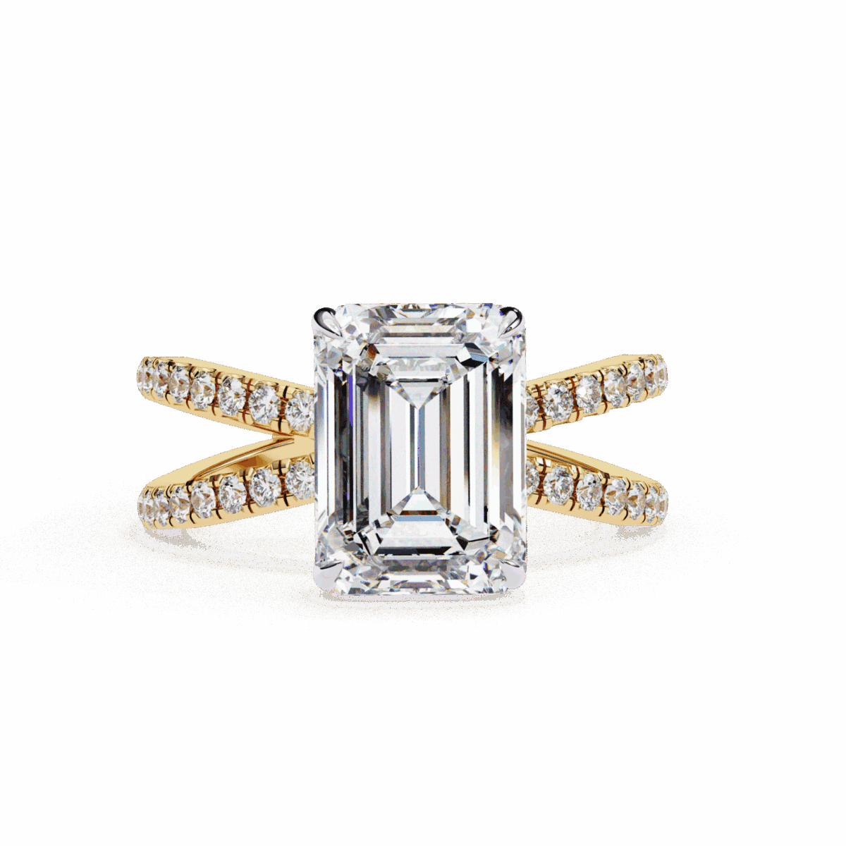 3 Carat Emerald Cut Endless Promise Solitaire Ring  Image 5