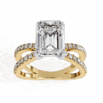 3 Carat Emerald Cut Endless Promise Solitaire Ring - Image 8
