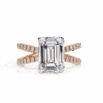 3 Carat Emerald Cut Endless Promise Solitaire Ring - Image 9
