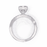 2.75 Carat Radiant Cut Endless Promise Solitaire Ring - Image 2