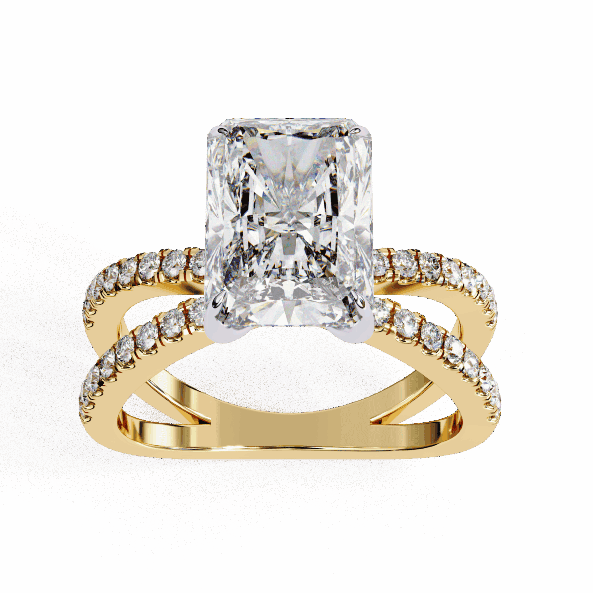 2.75 Carat Radiant Cut Endless Promise Solitaire Ring  Image 7