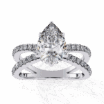 1.75 Carat Pear Cut Endless Promise Solitaire Ring - Image 4