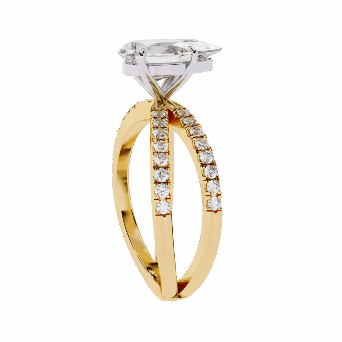 1.75 Carat Pear Cut Endless Promise Solitaire Ring  Image 6