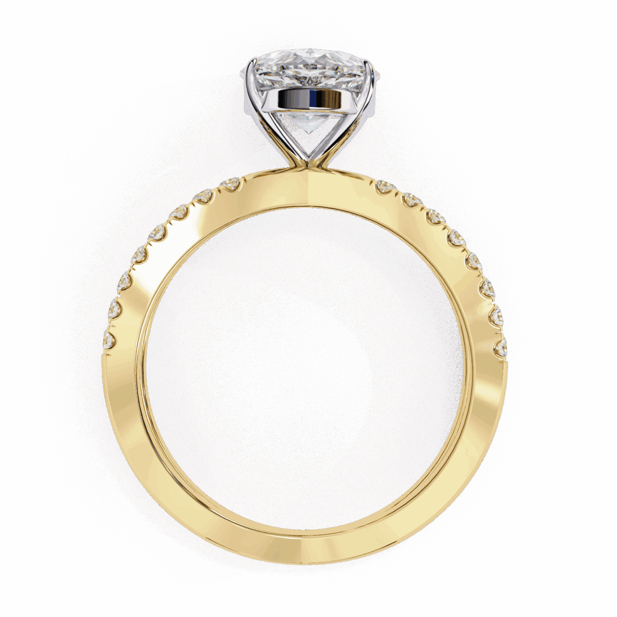 1.75 Carat Pear Cut Endless Promise Solitaire Ring  Image 7