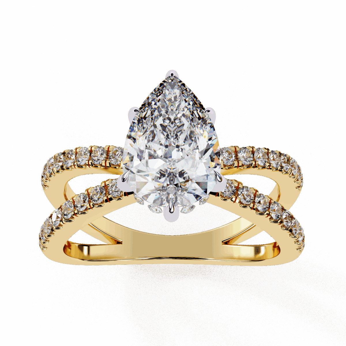 1.75 Carat Pear Cut Endless Promise Solitaire Ring  Image 8