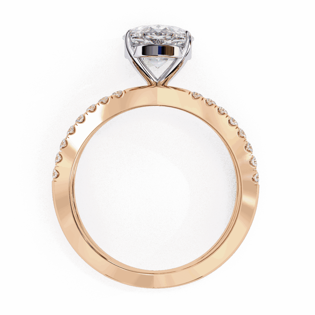 1.75 Carat Pear Cut Endless Promise Solitaire Ring  Image 11