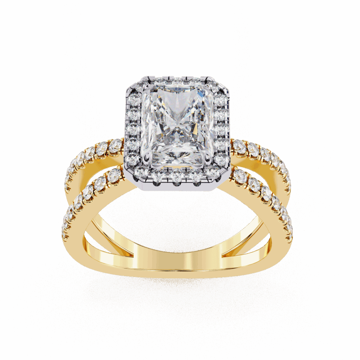 2.5 Carat Radiant Cut Signature Solitaire Ring  Image 8