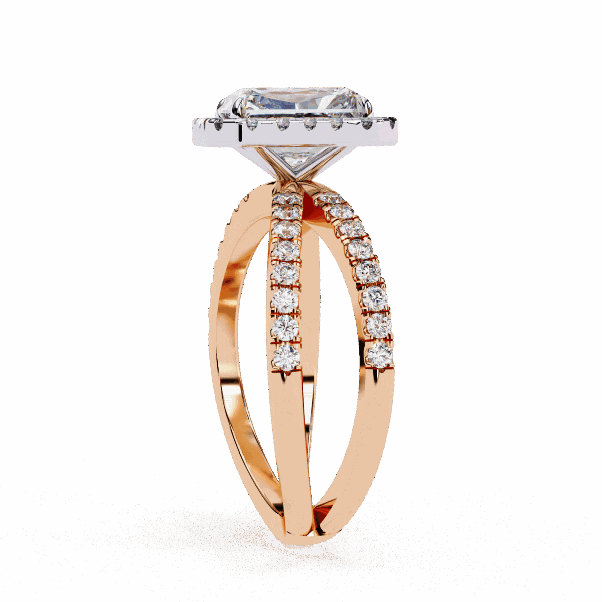 2.5 Carat Radiant Cut Signature Solitaire Ring  Image 10