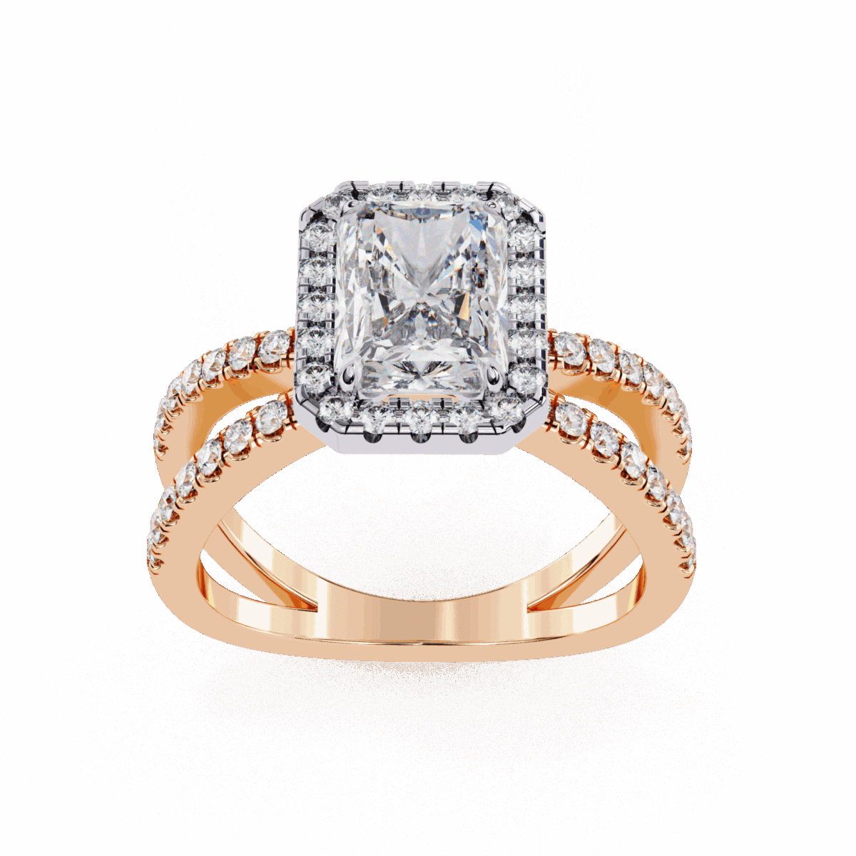 2.5 Carat Radiant Cut Signature Solitaire Ring  Image 12