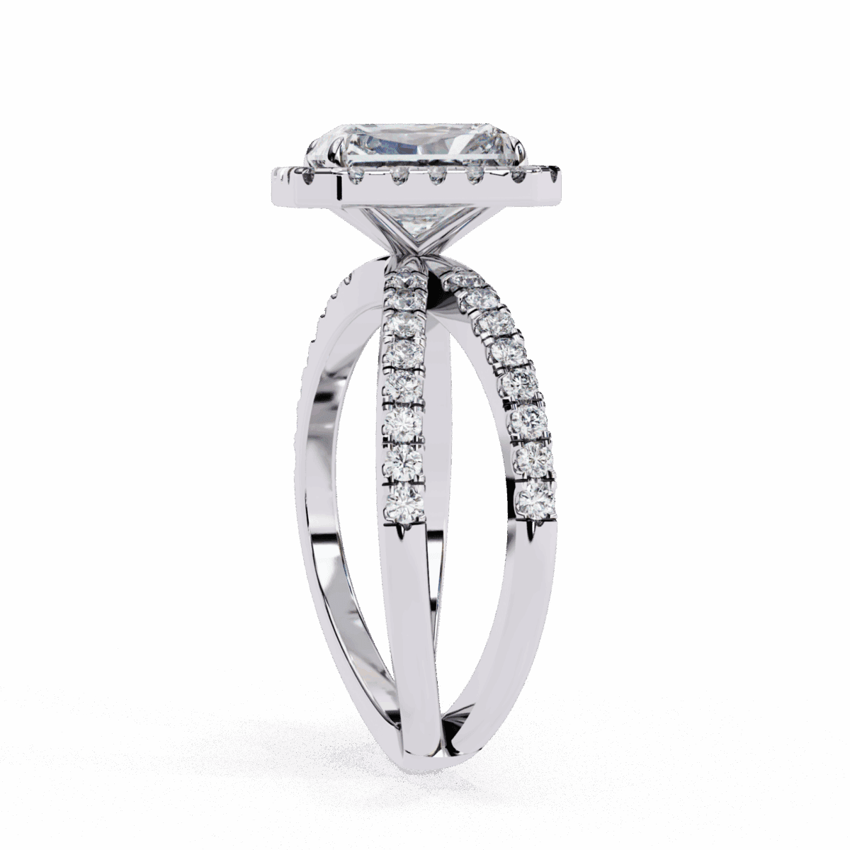 2.25 Carat Emerald Cut Signature Solitaire Ring  Image 2
