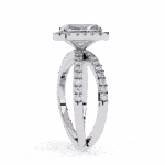 2.25 Carat Emerald Cut Signature Solitaire Ring - Image 2