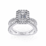 2.25 Carat Emerald Cut Signature Solitaire Ring - Image 4