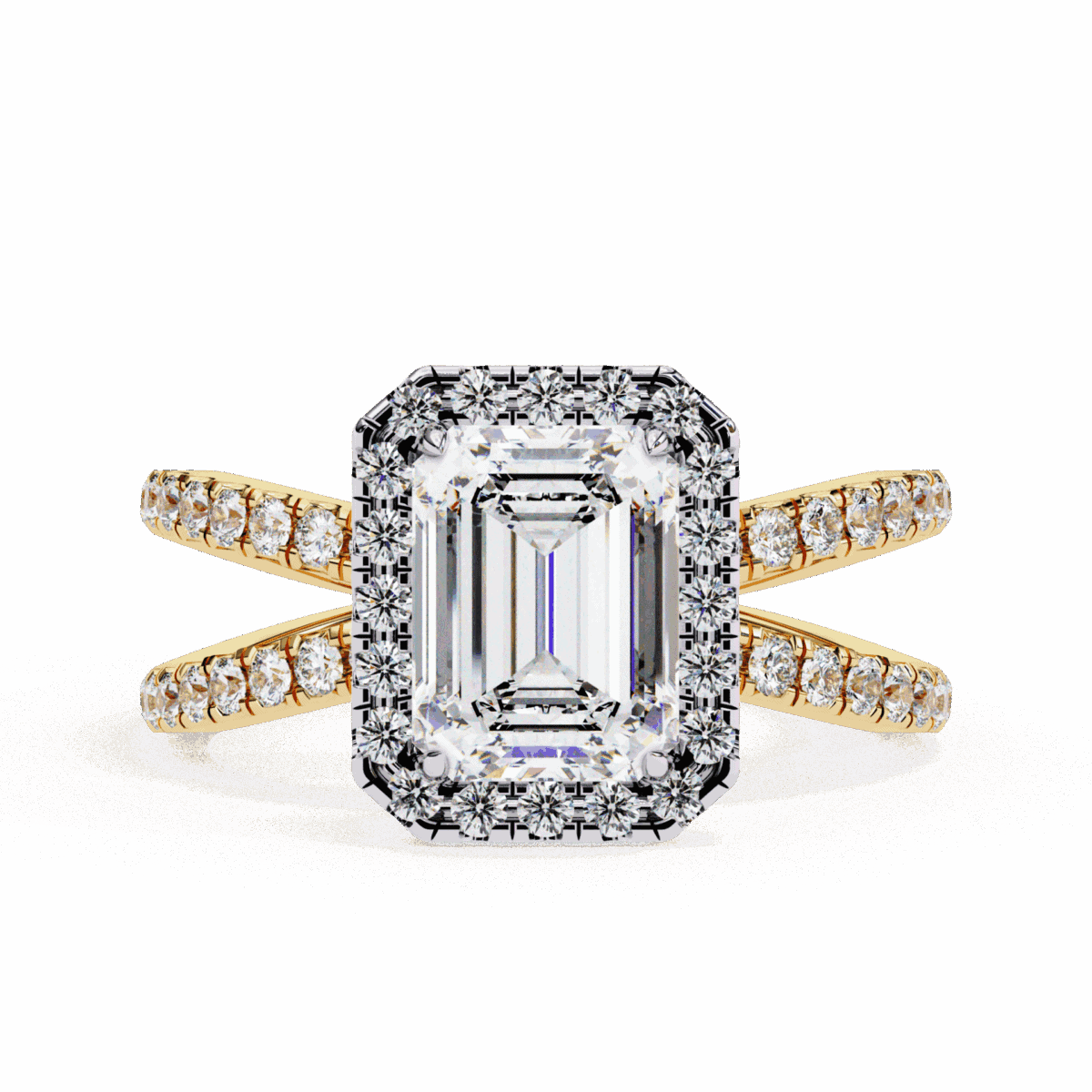 2.25 Carat Emerald Cut Signature Solitaire Ring  Image 5