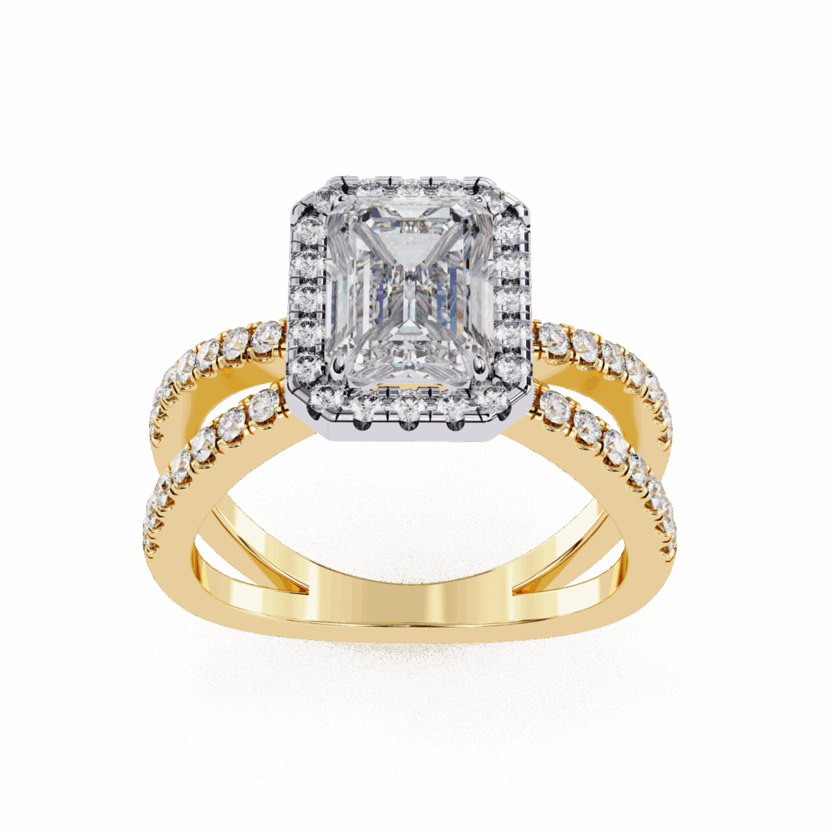 2.25 Carat Emerald Cut Signature Solitaire Ring  Image 8