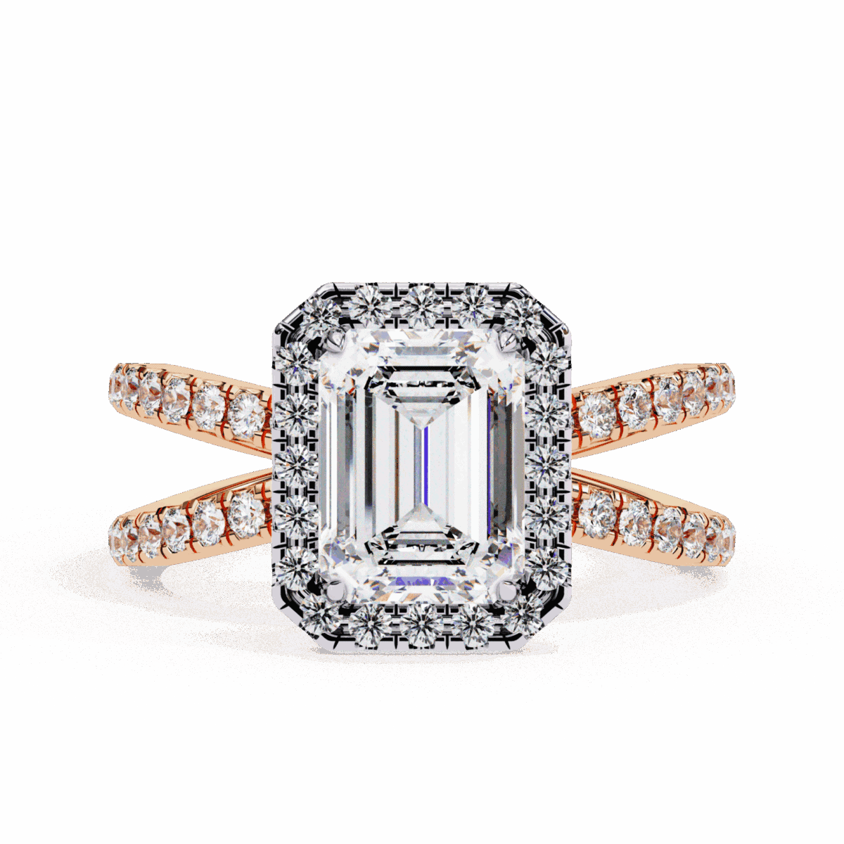 2.25 Carat Emerald Cut Signature Solitaire Ring  Image 9