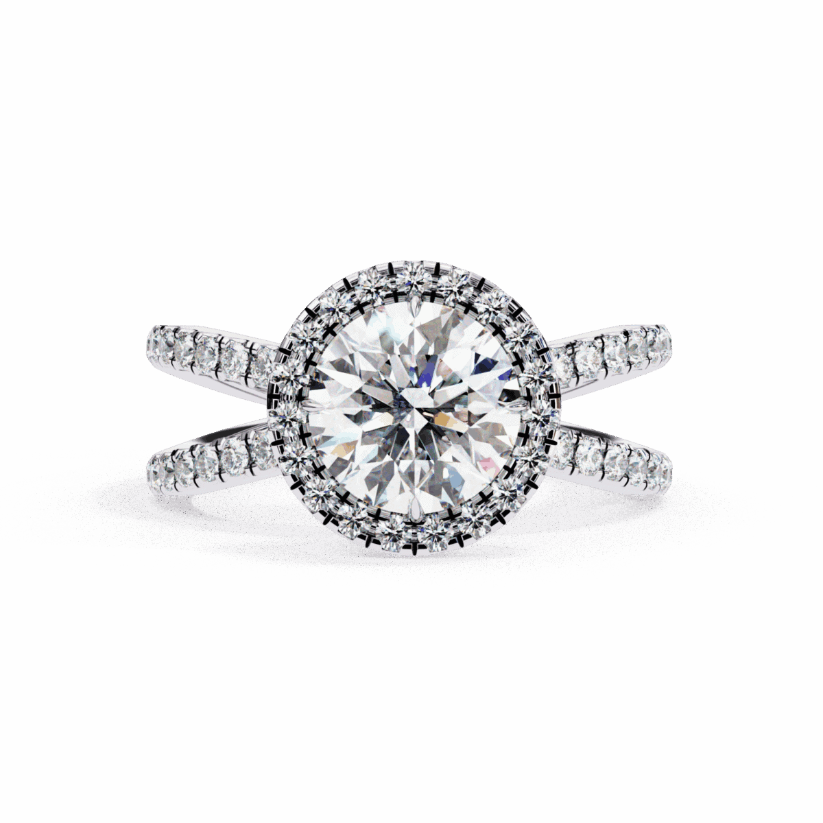 2 Carat Round Cut Signature Solitaire Ring  Image 1