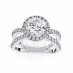 2 Carat Round Cut Signature Solitaire Ring - Image 4