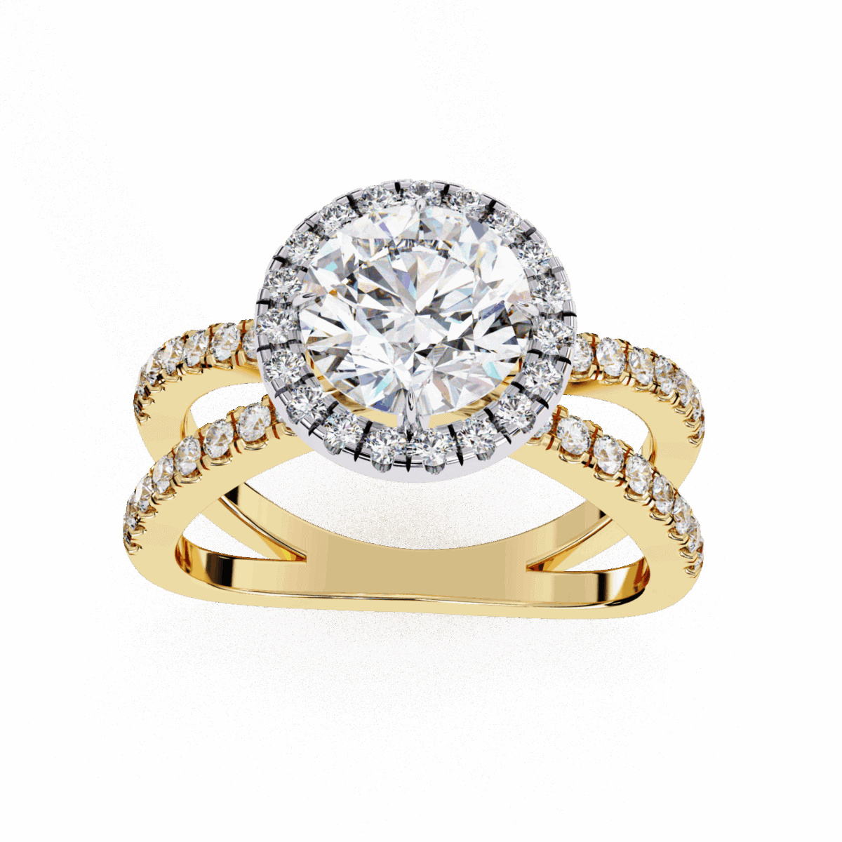 2 Carat Round Cut Signature Solitaire Ring  Image 8