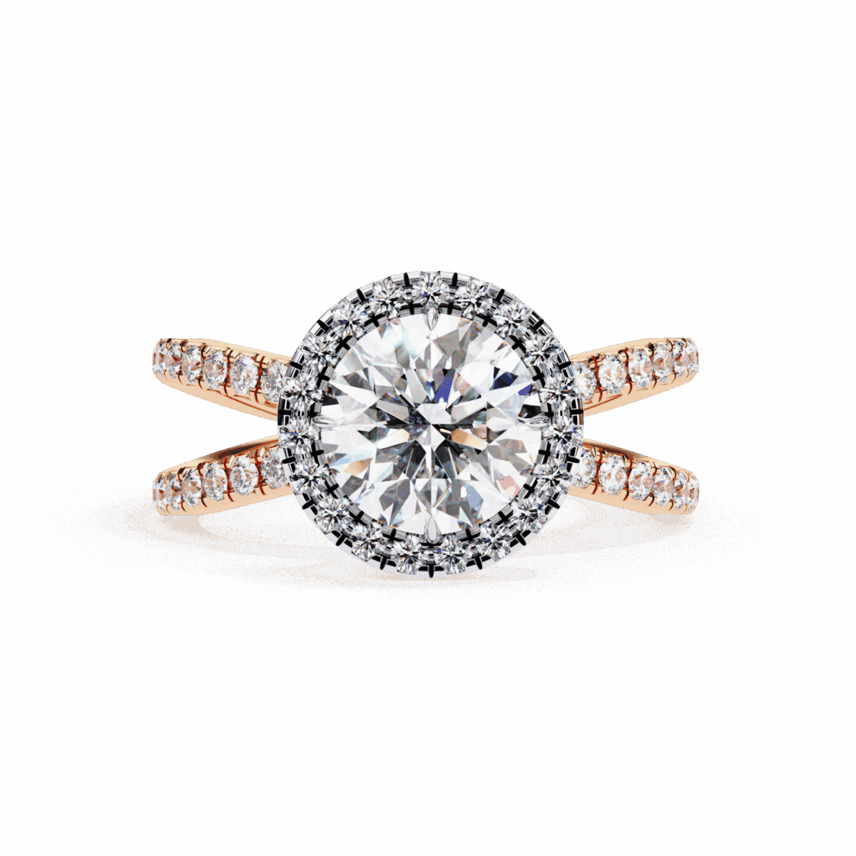 2 Carat Round Cut Signature Solitaire Ring  Image 9