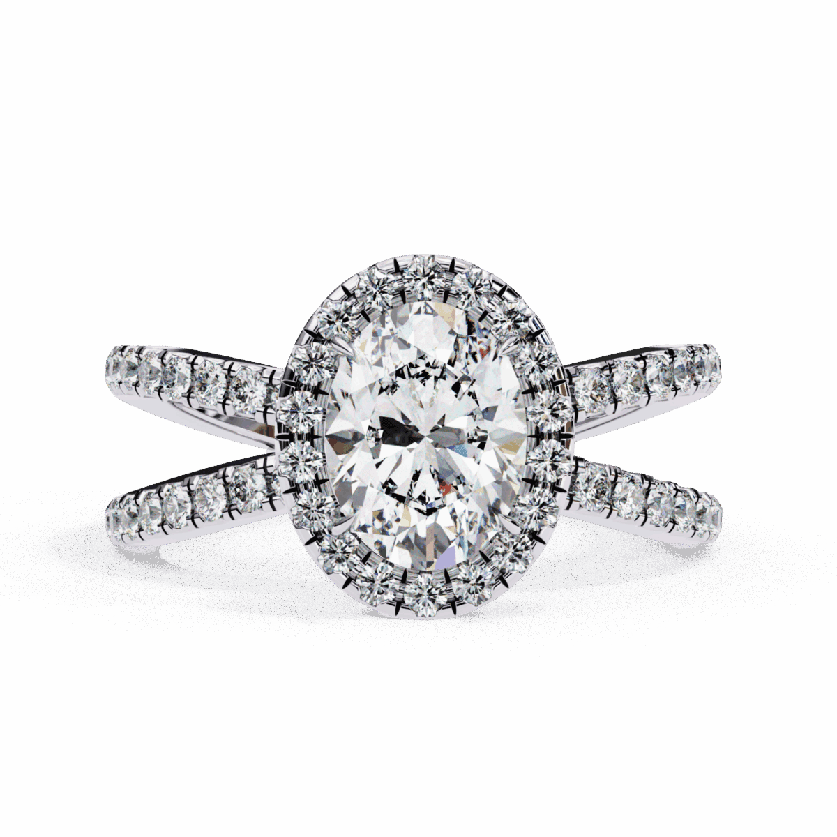 1.5 Carat Oval Cut Signature Solitaire Ring  Image 1