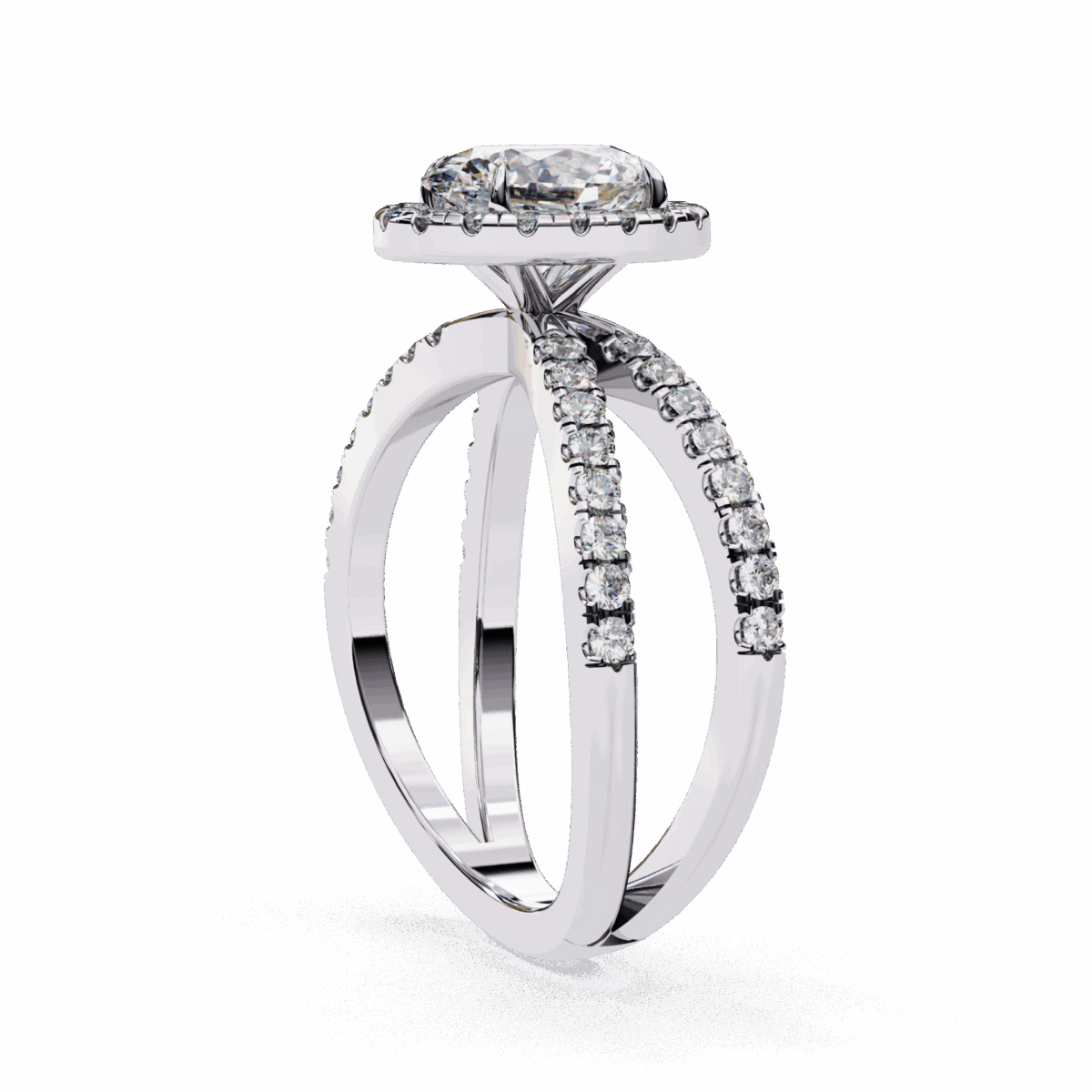 1.5 Carat Oval Cut Signature Solitaire Ring  Image 2