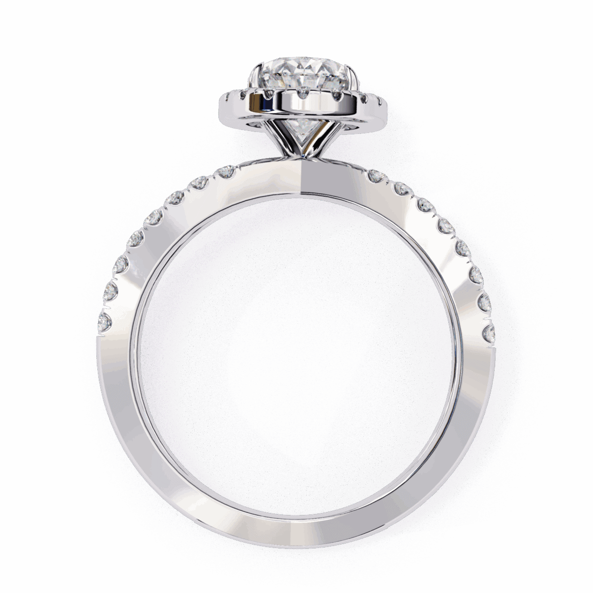 1.5 Carat Oval Cut Signature Solitaire Ring  Image 3