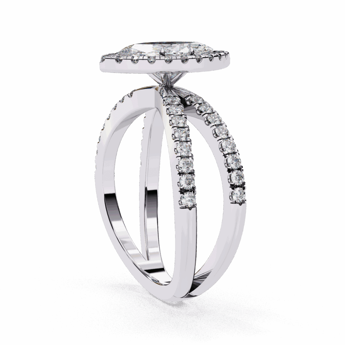1.25 Carat Marquise Cut Signature Solitaire Ring  Image 2