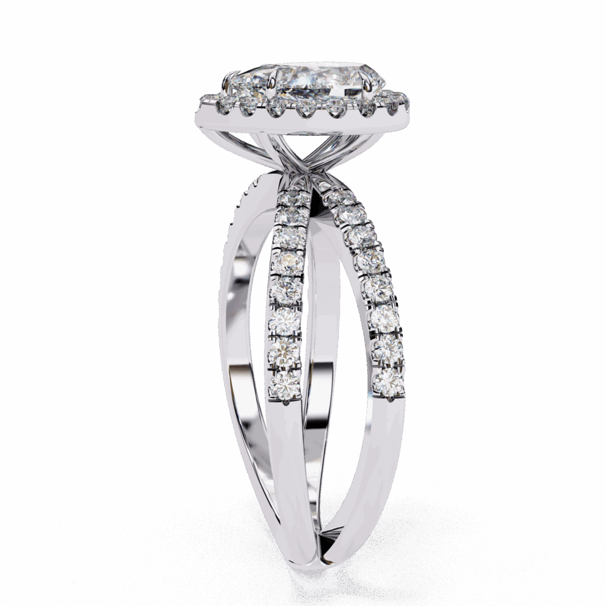 1.75 Carat Pear Cut Signature Solitaire Ring  Image 2