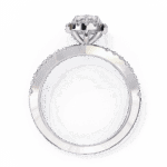 1.75 Carat Pear Cut Signature Solitaire Ring - Image 3