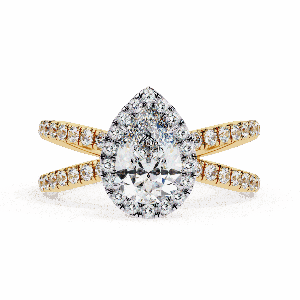 1.75 Carat Pear Cut Signature Solitaire Ring  Image 5