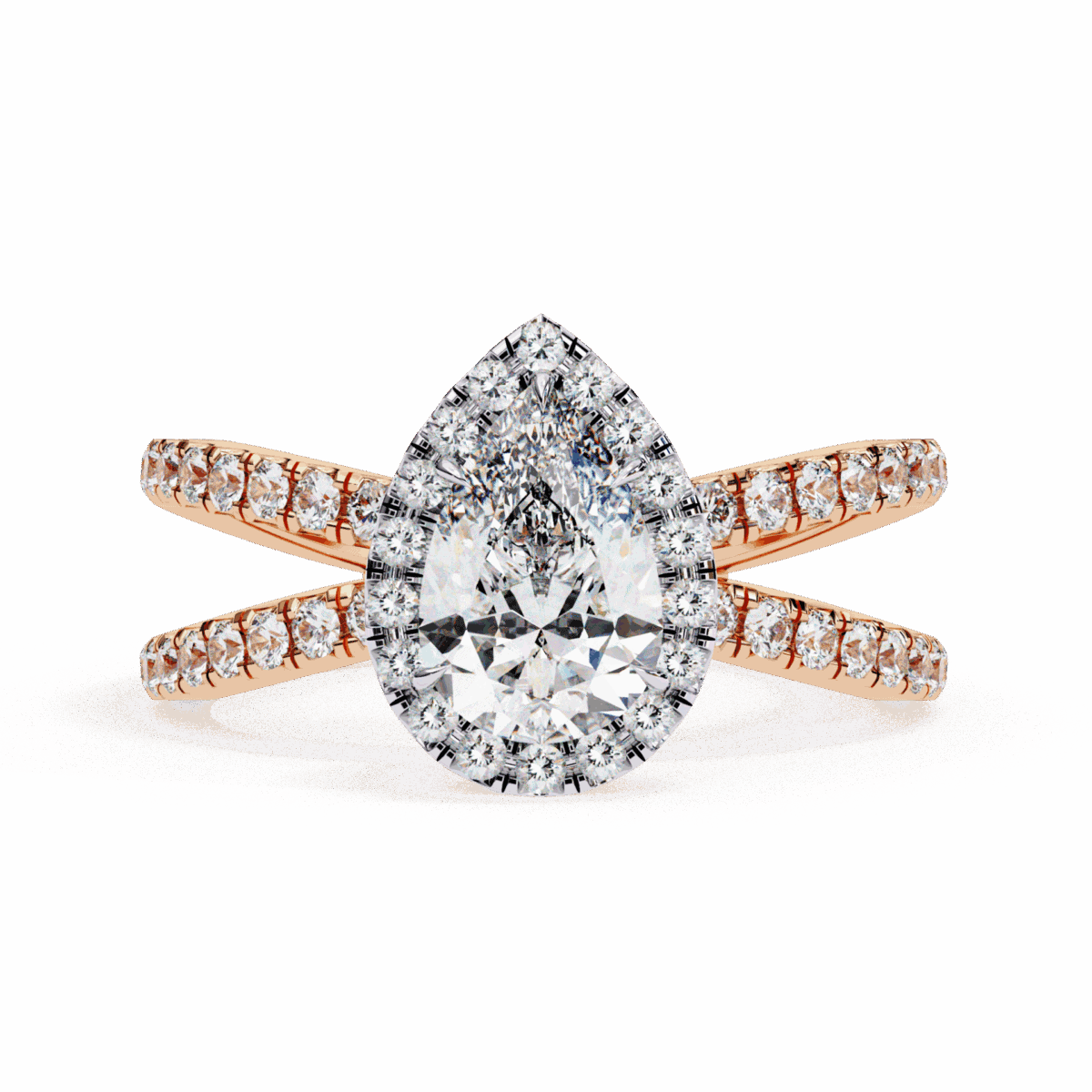 1.75 Carat Pear Cut Signature Solitaire Ring  Image 9