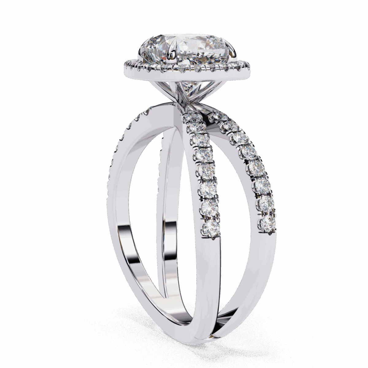 2.25 Carat Cushion Cut Signature Solitaire Ring  Image 2