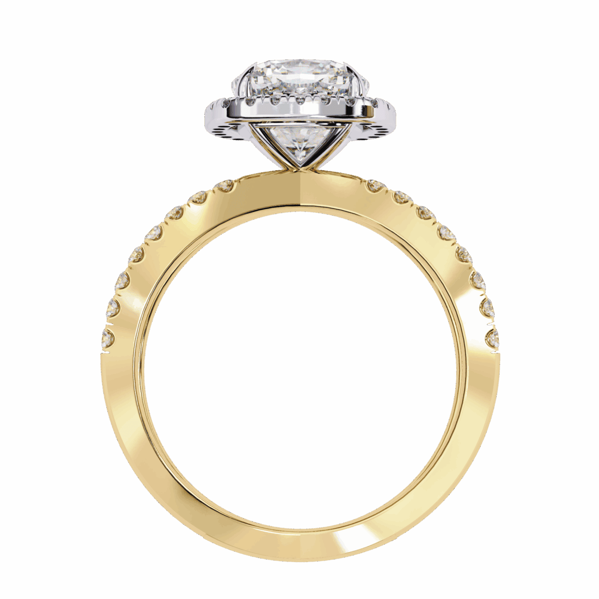 2.25 Carat Cushion Cut Signature Solitaire Ring  Image 7