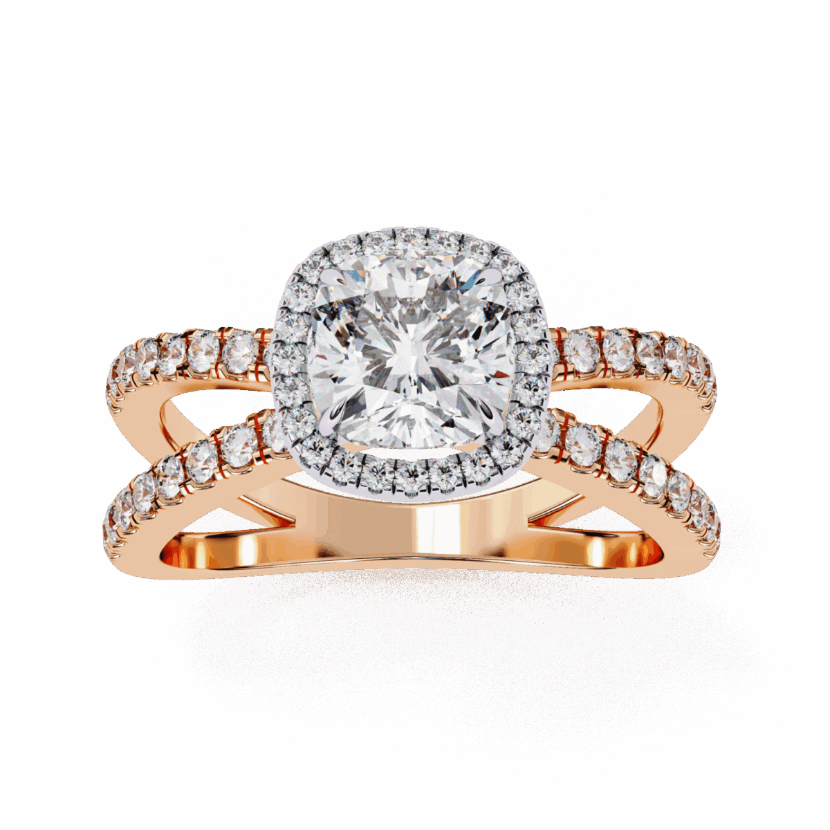 2.25 Carat Cushion Cut Signature Solitaire Ring  Image 12
