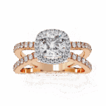 2.25 Carat Cushion Cut Signature Solitaire Ring - Image 12
