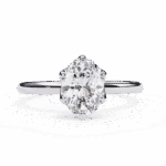 2.75 Carat Oval Cut Eternal Solitaire Engagement Ring