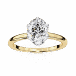 2.75 Carat Oval Cut Eternal Solitaire Engagement Ring - Image 8