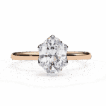 2.75 Carat Oval Cut Eternal Solitaire Engagement Ring - Image 9